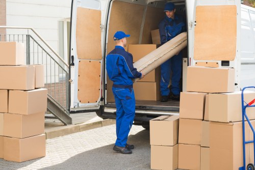 Removal van service for a home move in Yeading