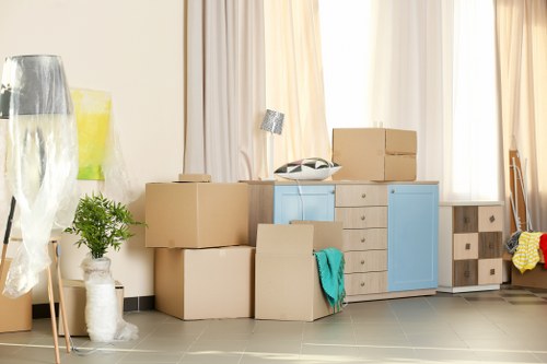 Commercial moving team planning a relocation in Yeading