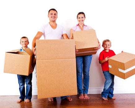 Local removals team helping a Yeading household move furniture and boxes