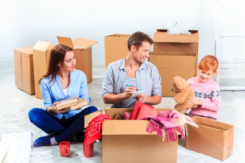 House movers helping with a residential move in Yeading