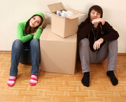 Prepared furniture items staged for collection during a Yeading clearance