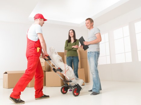 Professional removal van service supporting a Yeading business move