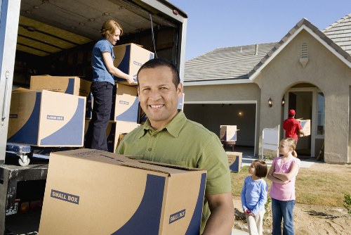 Packing and loading furniture for a Yeading home move